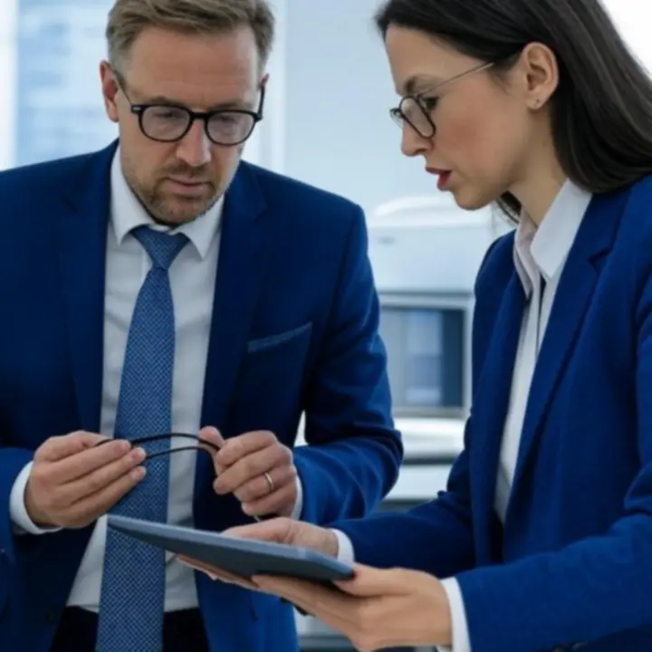 Professionals die kantooraccessoires beoordelen en hun ervaringen delen.
